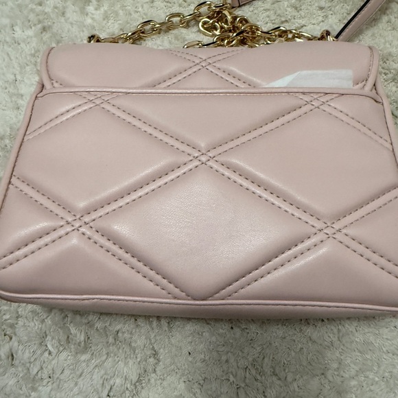NWT Michael Kors Serena Blush Quilted Shoulder Bag - Picture 7 of 14